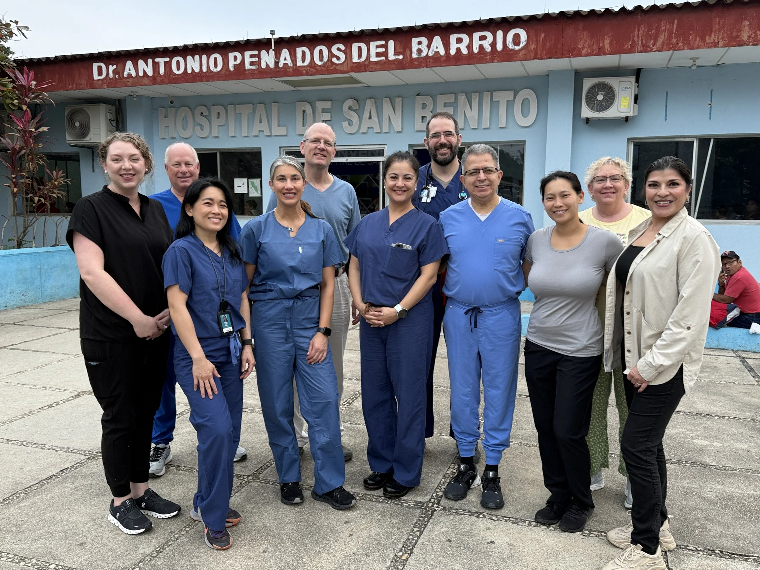 The Aid Via Action surgical team at Hospital Nacional de San Benito